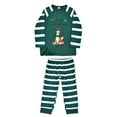 thumbnail image 4 of Diconna Family Christmas Matching Clothes Christmas Cartoon Pattern Printed Pullover Striped Pants Parent-child Two-Piece Set, 4 of 8