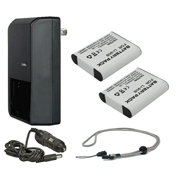 Olympus TG-5 High Capacity Batteries (2 Units)   AC/DC Travel Charger   Microfiber Cloth