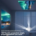 thumbnail image 2 of Mini proyector portátil con soporte WiFi 6 y 4K - ¡Pantalla giratoria de 180 °!, 2 of 10