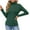 Green, variant on IROINNID Undershirt for Women Turtleneck Comfortable Bottom Shirt Long Sleeve Solid Stretch All-match Base Shirt,Black