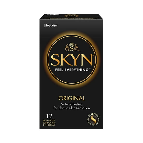 LifeStyles SKYN Condoms Lubricated Non-Latex 12 ea