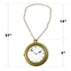 thumbnail image 5 of Collar Skeleteen Jumbo Gold Clock White Rabbit Alice, 5 of 5