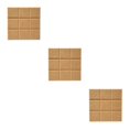 thumbnail image 4 of Thinsony Cork Board Tiles 12 x 12 Message Home Board Board School yellow 12 Inch x 12 Inch 3Set, 4 of 6