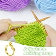 thumbnail image 2 of Golden Open Mouthed Male Single Alloy Rings Lucky Patterned Rings for Adults Knitting Enthusiasts Faster Knitting Yarn Guide Finger Holder, 2 of 5