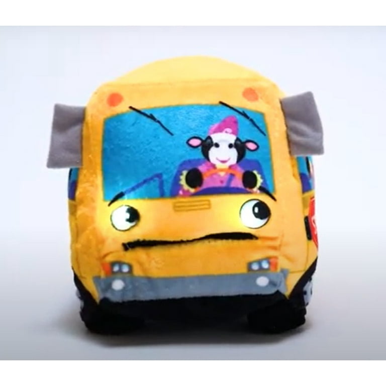Wheels on The Bus Cuddle Barn Wheelie 8 Inch School Bus Singing Stuffed Animal Musical Fun