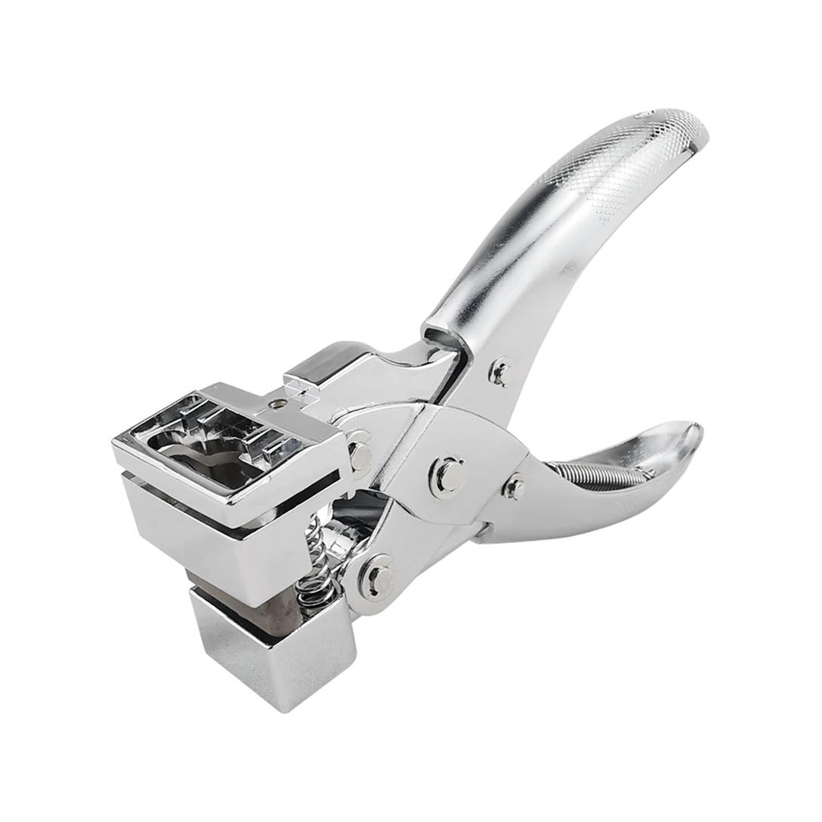 Slot Hole Punch,Portable Handheld Hole Puncher Heavy Duty,T Slot Hole Punch  Tool Paper Puncher Badge Holder,Badge Hole Punch Hook Clamp Pliers Kids  Adults,Home DIY Craft Handhed Punching Cards 