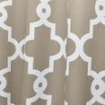 thumbnail image 2 of Exclusive Home Ironwork Sateen Woven Room Darkening Blackout Grommet Top Patio Curtain Panel, 108"x84", Taupe, 2 of 9