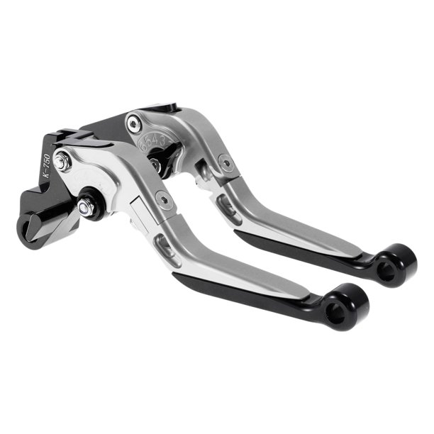 Palanca de freno y embrague corta larga para Kawasaki Z1000SX 2017-2020, palanca de manillar de motocicleta ajustable, aleación de aluminio, mango tono plateado con extremo negro