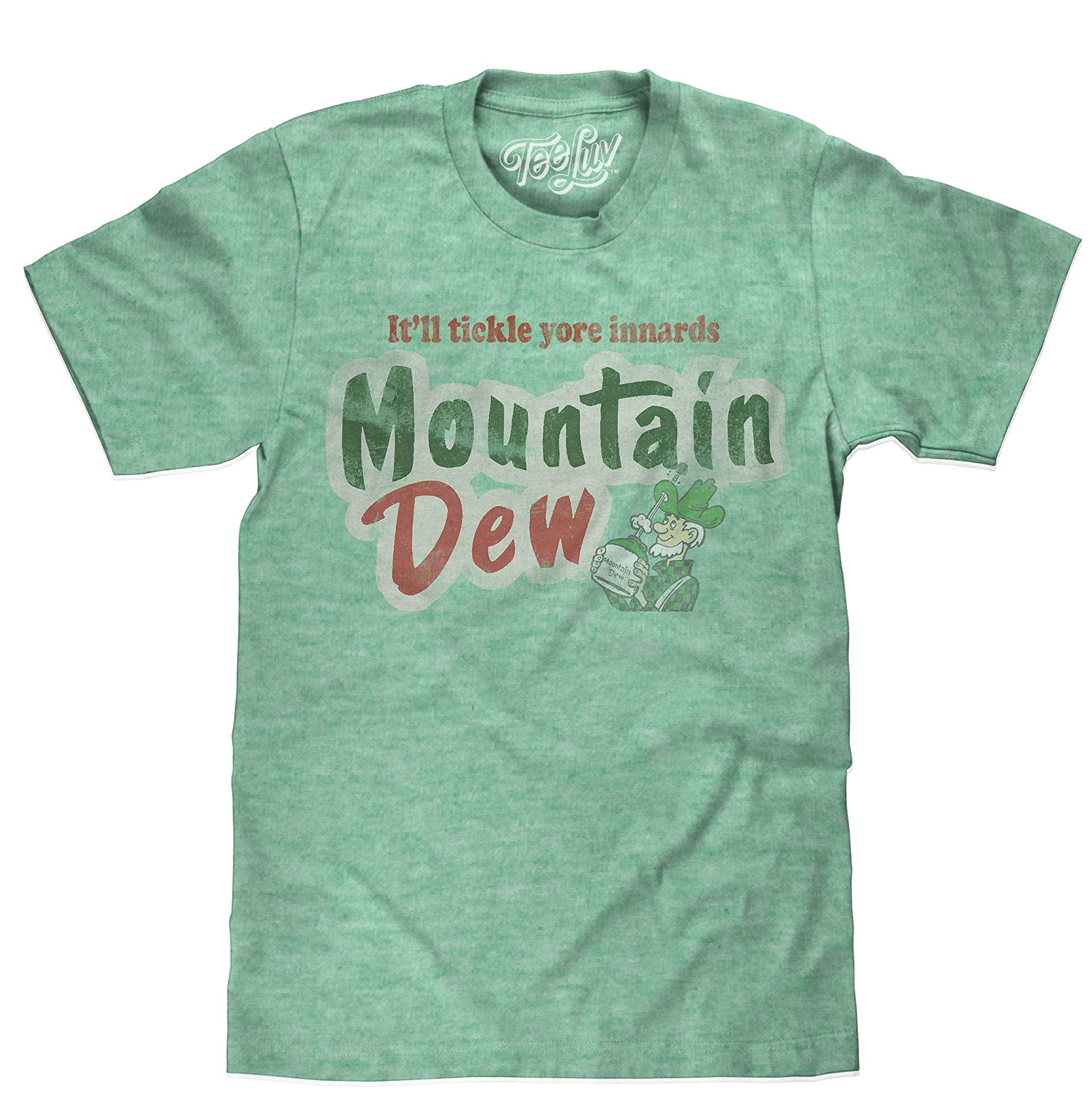 Tee Luv - Tee Luv Mountain Dew Big and Tall Graphic T-Shirt (2XLT 