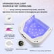 thumbnail image 3 of Lavinda Lámpara de uñas LED UV, lámpara de uñas inalámbrica recargable de 54 W, secador de uñas, esmalte de gel, luz de uñas UV con 4 ajustes de temporizador, lámpara profesional de secado rápido con, 3 of 5