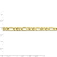 thumbnail image 2 of 10k Yellow Gold 6.6mm Semi-Solid Figaro Chain Bracelet - 4.5 Grams - 8 Inch, 2 of 2