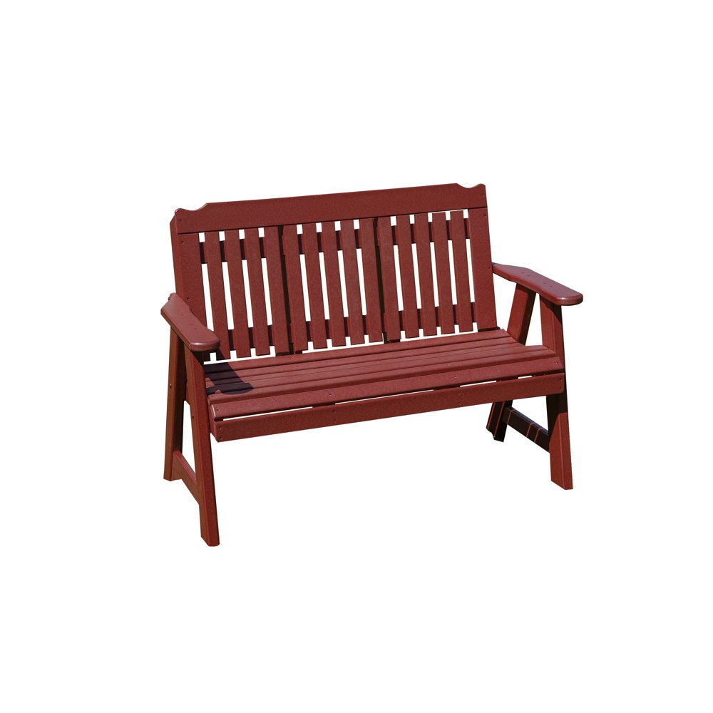 Outdoor Furniture Poly Lumber Patio Porch Logan 5 Ft Bench AMISH