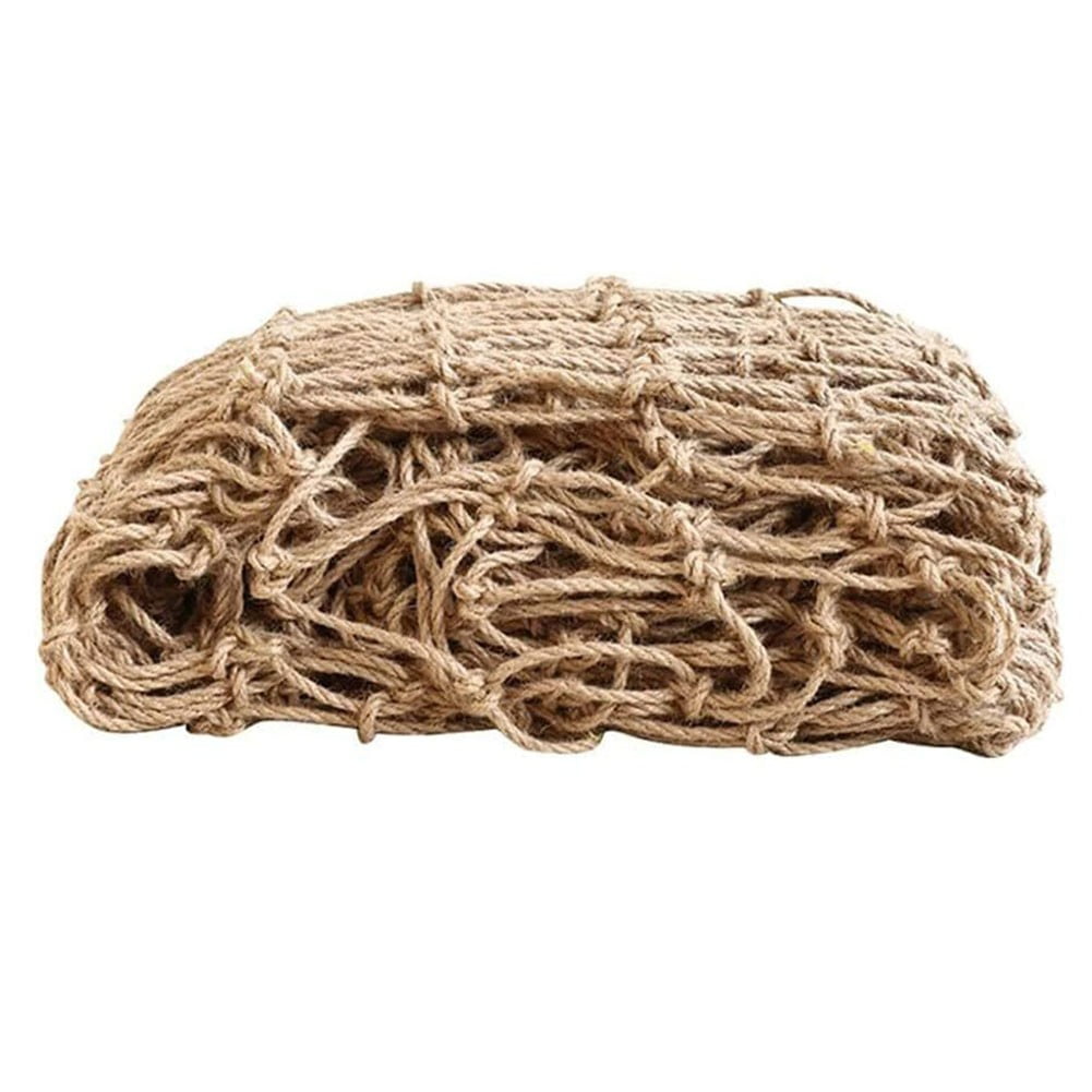 Vintage Jute Rope Plant Support Net Vegetable Balcony Garden Shed Hemp Rope Net 2 X 5M Smile Home