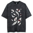 thumbnail image 5 of Camiseta Vintage lavada para hombre, ropa de calle de Hip Hop, Camiseta estampada de Anime, Harajuku, algodón, informal, manga corta, Tops Vintage sueltos, 5 of 5