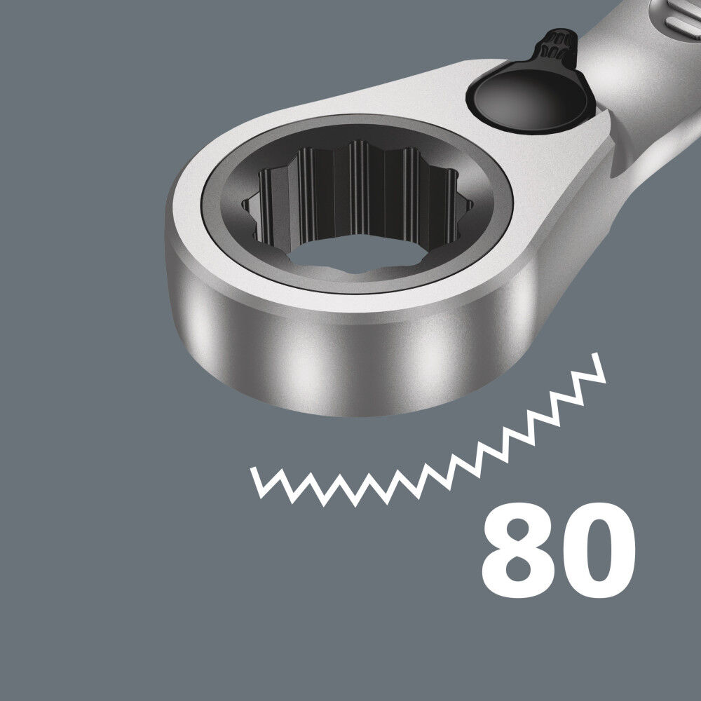 Wera Tools 6001 Joker Switch 8 Imperial Combination Ratchet Wrench Set