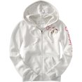 thumbnail image 1 of Aeropostale Aero 87 - Sudadera con capucha para mujer, color blanco, pequeño, 1 of 1