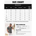 thumbnail image 5 of Camiseta COOFANDY Premium para hombre, manga corta, cuello redondo, azul, 5 of 5