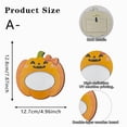 thumbnail image 5 of 7x6 Inch Tabletop Picture Frames, 1 Pack, Wooden Bow Pumpkin Shape Photo Frame for Halloween Mantel, Tiered Tray and Party Decor, 5 of 5