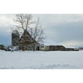 thumbnail image 3 of Styber, Dana 14x11 Black Modern Framed Museum Art Print Titled - Winter Farm, 3 of 5