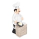 thumbnail image 1 of Estatua De Chef, Decoración De Cocina, Artesanía Exquisita, Forma Hermosa Para Sala De Estar, Dormitorio, Sala De Estudio ANGGREK Otros, 1 of 8