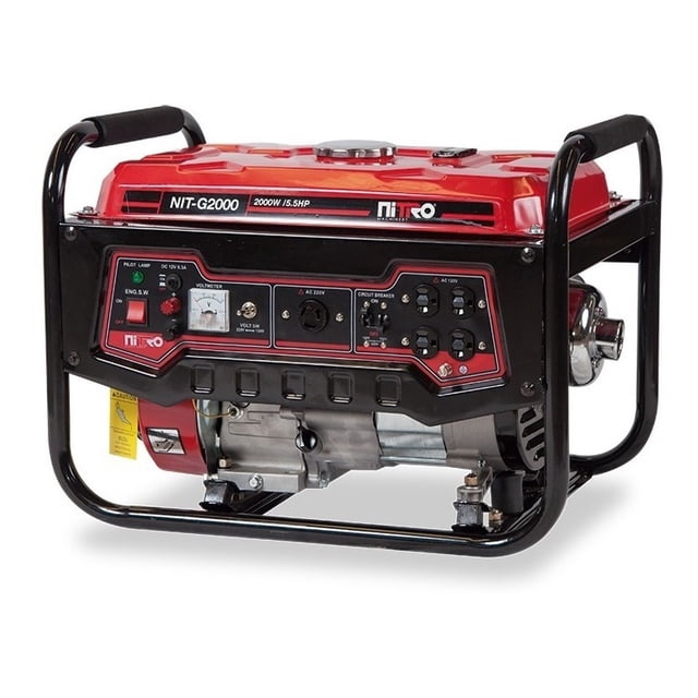 Generador a Gasolina Nitro 2,200 Watts 5.5HP 120/240V60Hz