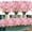 Pink, variant on Artificial Flowers Outdoor UV Resistant Fake Flowers No Fade Faux Plastic Greenery Shrubs Garden Porch Window Box Decorating (Deep Red)