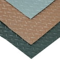 thumbnail image 4 of Rubber-Cal Diamond-Plate Thermoplastic Flooring -- 3.5mm x 36" x 8ft - Brown, 4 of 9