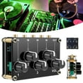 thumbnail image 1 of Stereo Audio Mixer 3.5mm 4 Channel Portable Mini with Separate Volume Control Fashion Splitter Small Sound No External Power for Instrument, 1 of 10