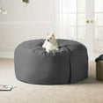 thumbnail image 7 of Jaxx 5 Foot Saxx - Big Bean Bag Chair for Adults, Charcoal, 7 of 7