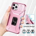 thumbnail image 2 of Funda para GANGXUN iPhone 12 Pro Max - Soporte metálico, Función magnética, Rosa, 2 of 5