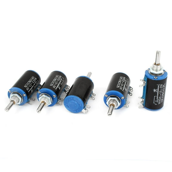 WXD3-13 10K ohm 2W 4-Pin Rotatable 10-Turn Wire Wound Potentiometer 5pcs