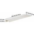 thumbnail image 3 of Small Metal Wall Floating Shelf Metal Wall Shelf Floating Shelf Small Bathroom Shelf Display Shelves for Wall Storage ( CM), 3 of 8