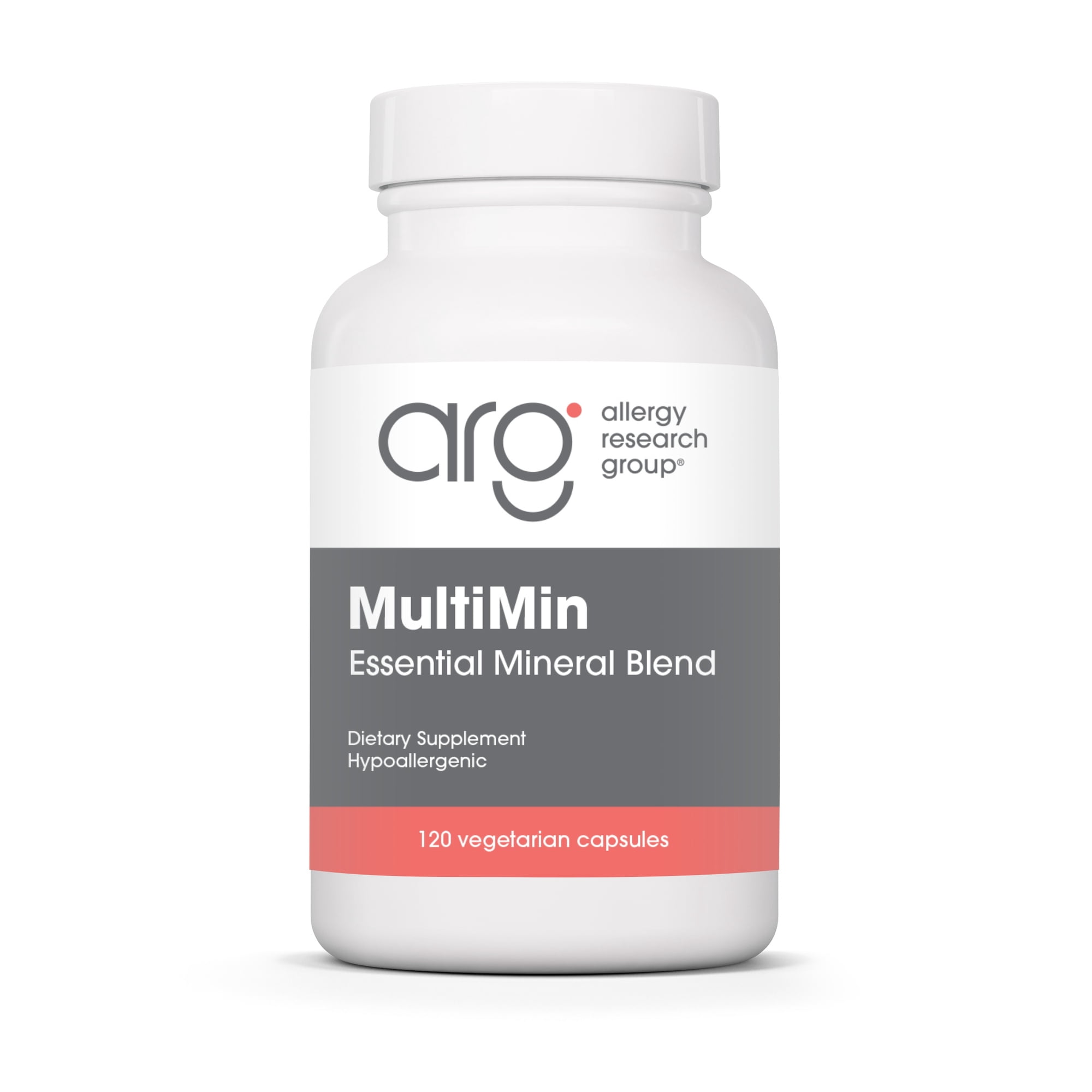 ARG MultiMin - Multi Mineral Supplement - Comprehensive Nutrient Blend for Daily Support - Hypoallergenic & Vegetarian - 120 Servings - 120 Capsules