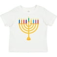 thumbnail image 3 of Inktastic Hanukkah Menorah Candles Boys or Girls Toddler T-Shirt, 3 of 5