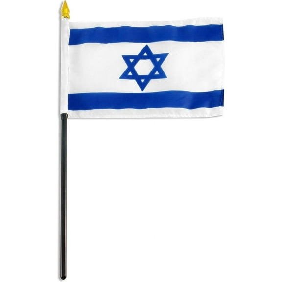 Israel flag 4 x 6 inch