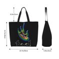 thumbnail image 6 of Tool Band Shoulder Bag Durable Reusable Grocery Bags Shopping Tote Bag for Women, 6 of 9