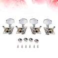 thumbnail image 1 of OULII 4Pcs Ukulele Tuning Pegs Keys Nickel Metal with Plastic Round Button for Ukulele, 1 of 8