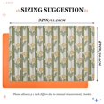thumbnail image 6 of Yayeee Doormat for Inside 20"x32" Absorbent Low-Profile Washable Non-Slip Rubber Backed Entryway Rug, Olive Green Flowers, 6 of 8