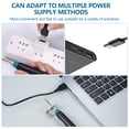 thumbnail image 4 of Lepmerk Compact 5V 9W USB Soldering Iron Kit - Smart Mini Portable Tool for DIY Projects, Includes Soldering Iron, Stand with Sponge, Protective Cap, and USB Power Cable, No Solder Wire, Black, 4 of 7