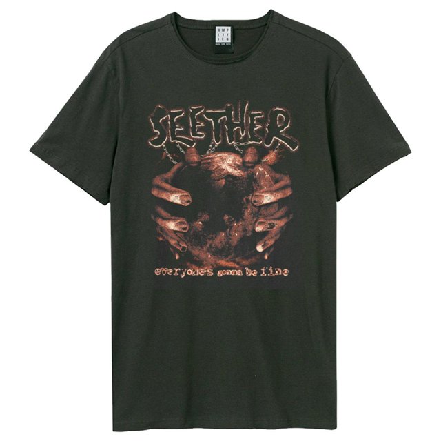 Amplified - Camiseta Gonna Be Fine Seether para Adultos Unisex (Carbón)