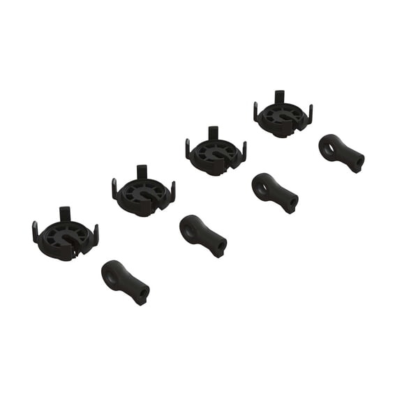 ARRMA Shock Rod End & Spring Perch Set 4 Shocks ARA330569 Elec Car/Truck Replacement Parts