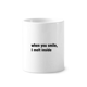 thumbnail image 1 of Derretir sonrisa agradable belleza Cepillo de dientes titular de la pluma Mug de ceramica blanca taza 350ml, 1 of 2