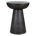 thumbnail image 4 of Jofran Circularity Modern Luxury Marble and Iron 15" Round Pedestal Chairside End Table, 4 of 9