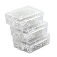 thumbnail image 4 of Chinchetas Transparentes, Chinchetas De Diamante Cabeza De Diamante De Plástico Con Caja De Plástico Para Papeles Para Tablones De Anuncios ANGGREK Otros, 4 of 8