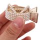 thumbnail image 5 of pinzas pequeñas para el pelo con diamantes de imitación para mujer, elegantes accesorios para el pelo con forma de garra para todo tipo de peinados, bonitas orejas de gato, 5 of 8