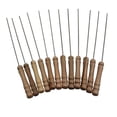 thumbnail image 6 of Joernso 10/12 Pcs Outdoor Picnic BBQ Barbecue Skewers Roast Stick Stainless Steel Needle, 6 of 7