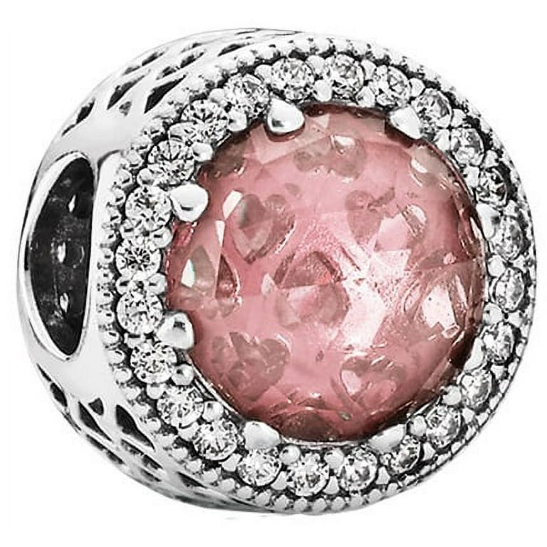 Pandora - 791725NCC - Radiant Hearts Charm (Cerise)