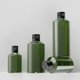 thumbnail image 4 of botellas portátiles para cosméticos, subenvases, dispensadores de loción, rellenables (200 ml, verde oscuro y negro), 4 of 7