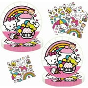 40pcs Hello Kitty Party Supplies Include 20 Plates, 20 Napkins for the Hello Kitty Birthday Party Decoration