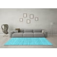 thumbnail image 3 of Ahgly Company Indoor Rectangle Oriental Light Blue Industrial Area Rugs, 5' x 8', 3 of 4